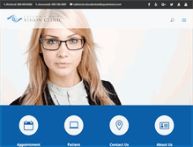 Tablet Screenshot of columbiapointvision.com